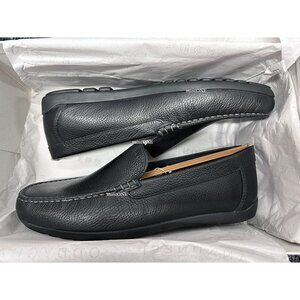 NEW Geox Men's U Tivoli Leather Black Loafer size 8